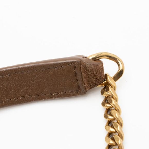 Saint Laurent Suede Shearling Joe Mini Bucket Bag - Picture 10 of 10